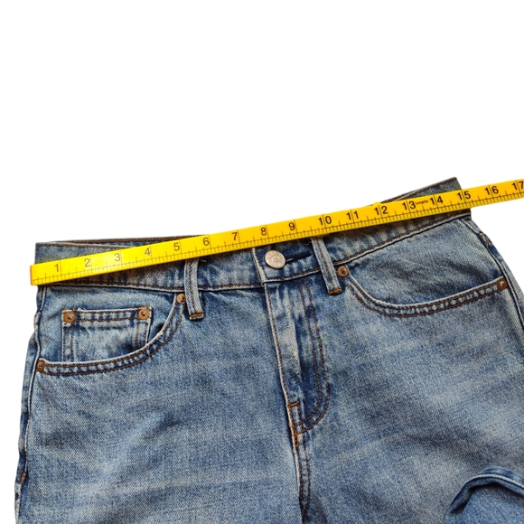 BDG Womens Jeans Size 26W Blue Denim HighGate Mid Rise Straight Leg Cropped - Picture 9 of 9